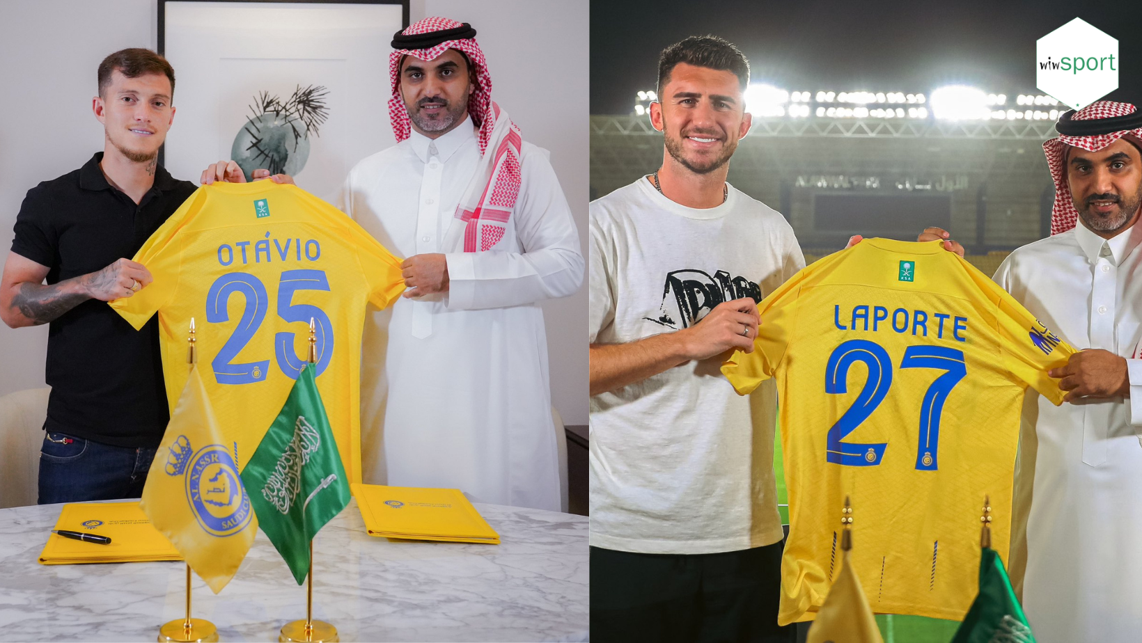 Mercato – Al Nassr Renforce son Effectif avec les Arrivées de Aymeric Laporte et Otavio Monteiro