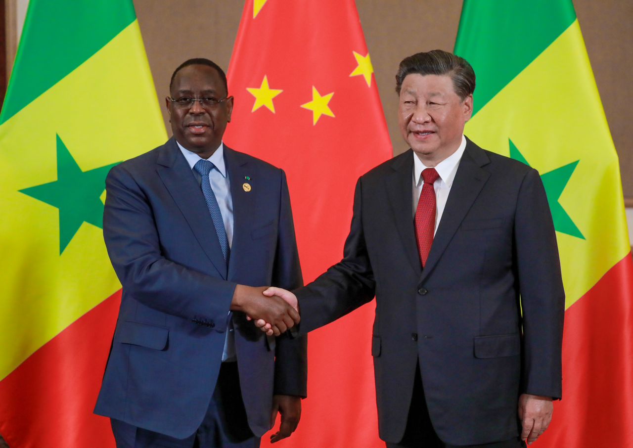 Macky Sall et Xi Jinping ont eu une entrevue à Johannesburg